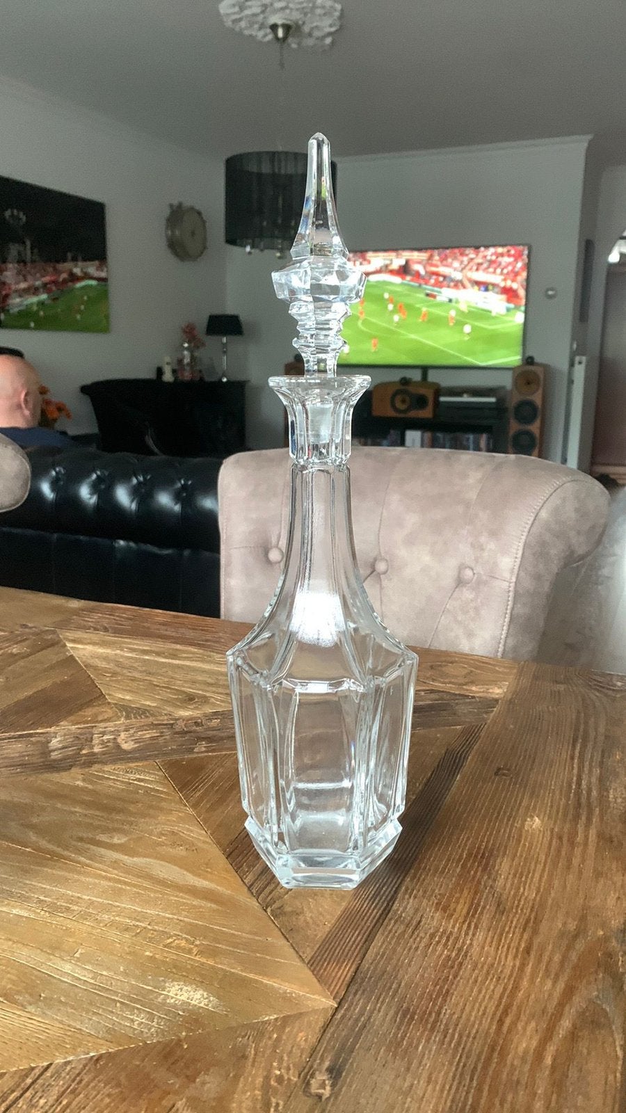 Glazen karaf, Verzamelen, Glas en Borrelglaasjes, Ophalen of Verzenden, Zo goed als nieuw, Overige typen