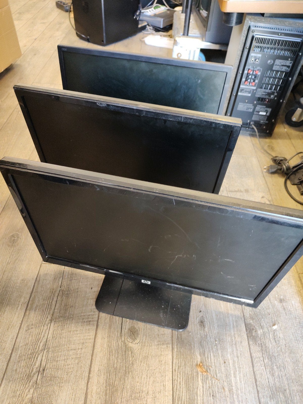Philips en HP monitoren - Gebruikt 3 stuks, Ophalen, Gebruikt, IPS, Full HD