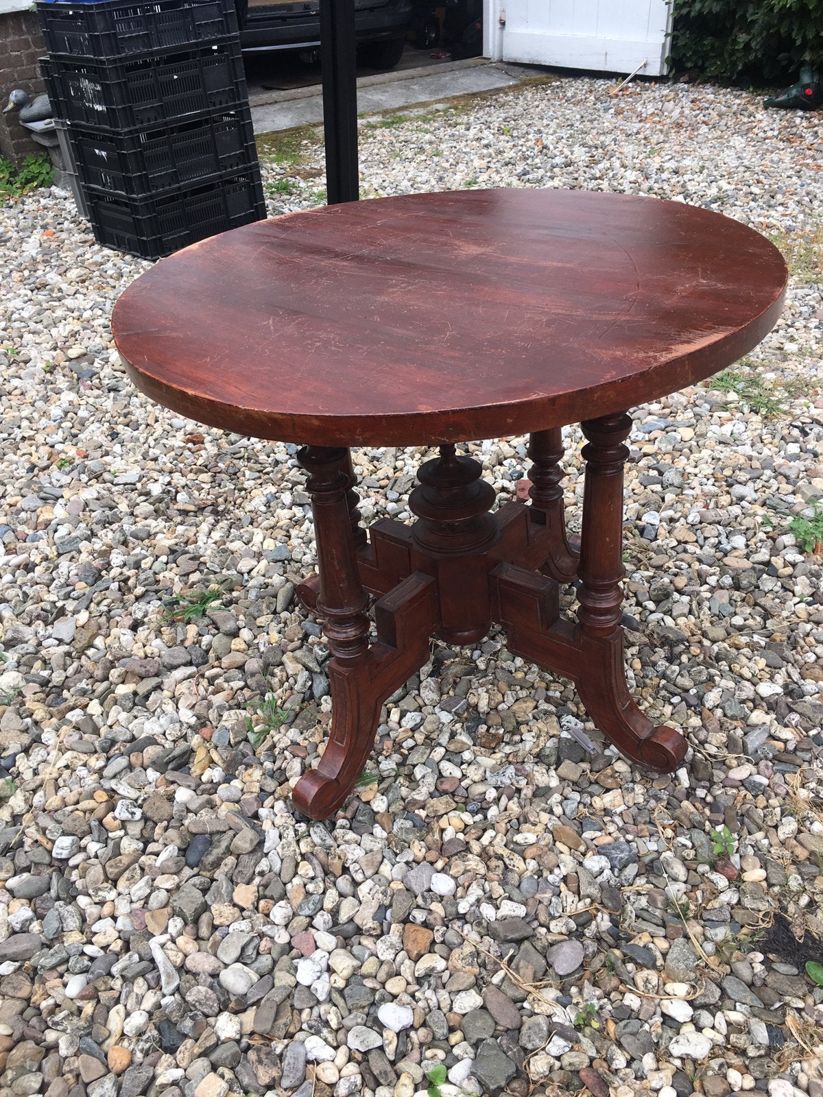 Teakhout tafel uitBali, Ophalen of Verzenden