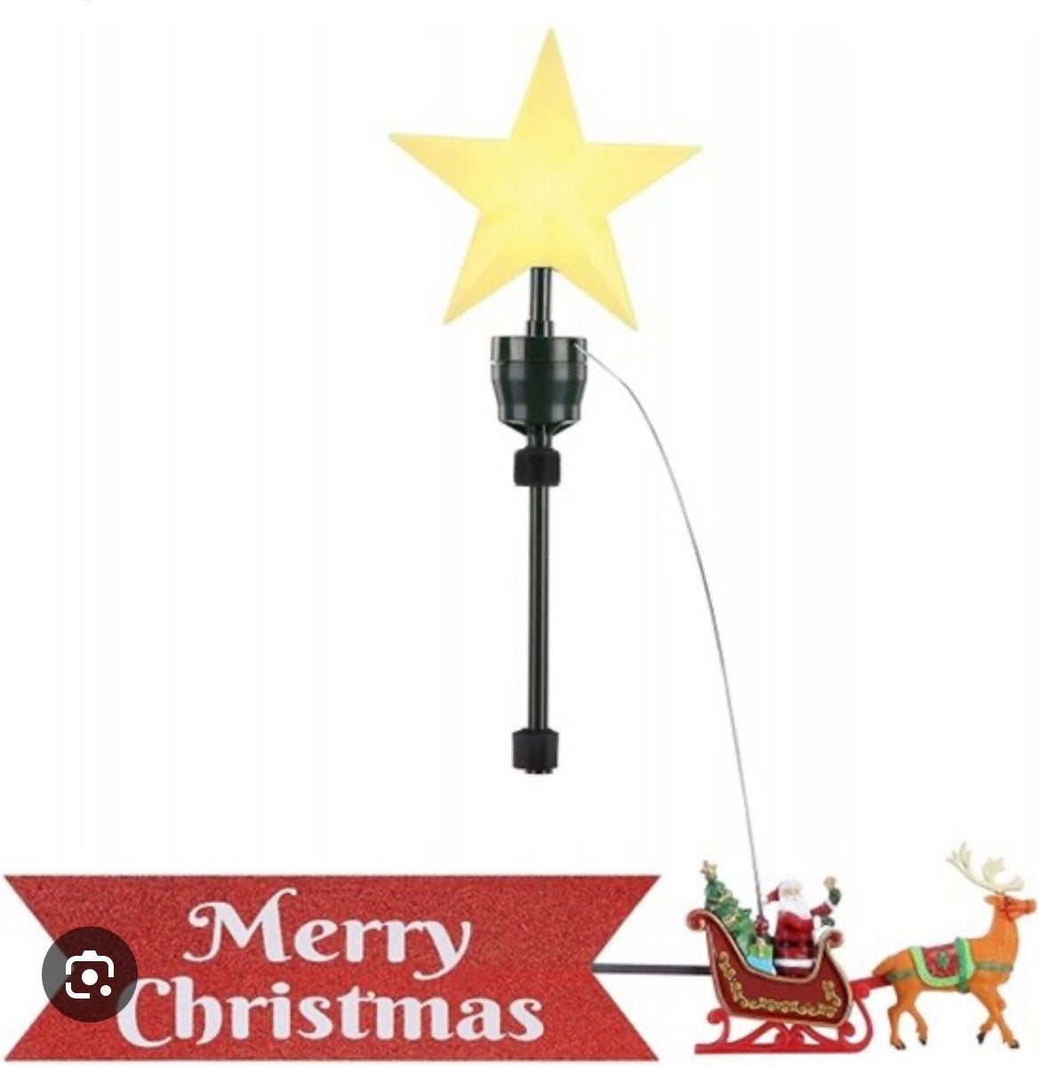 Piek, kerst, kerstman bewegende slee rendier, Diversen, Ophalen of Verzenden, Nieuw