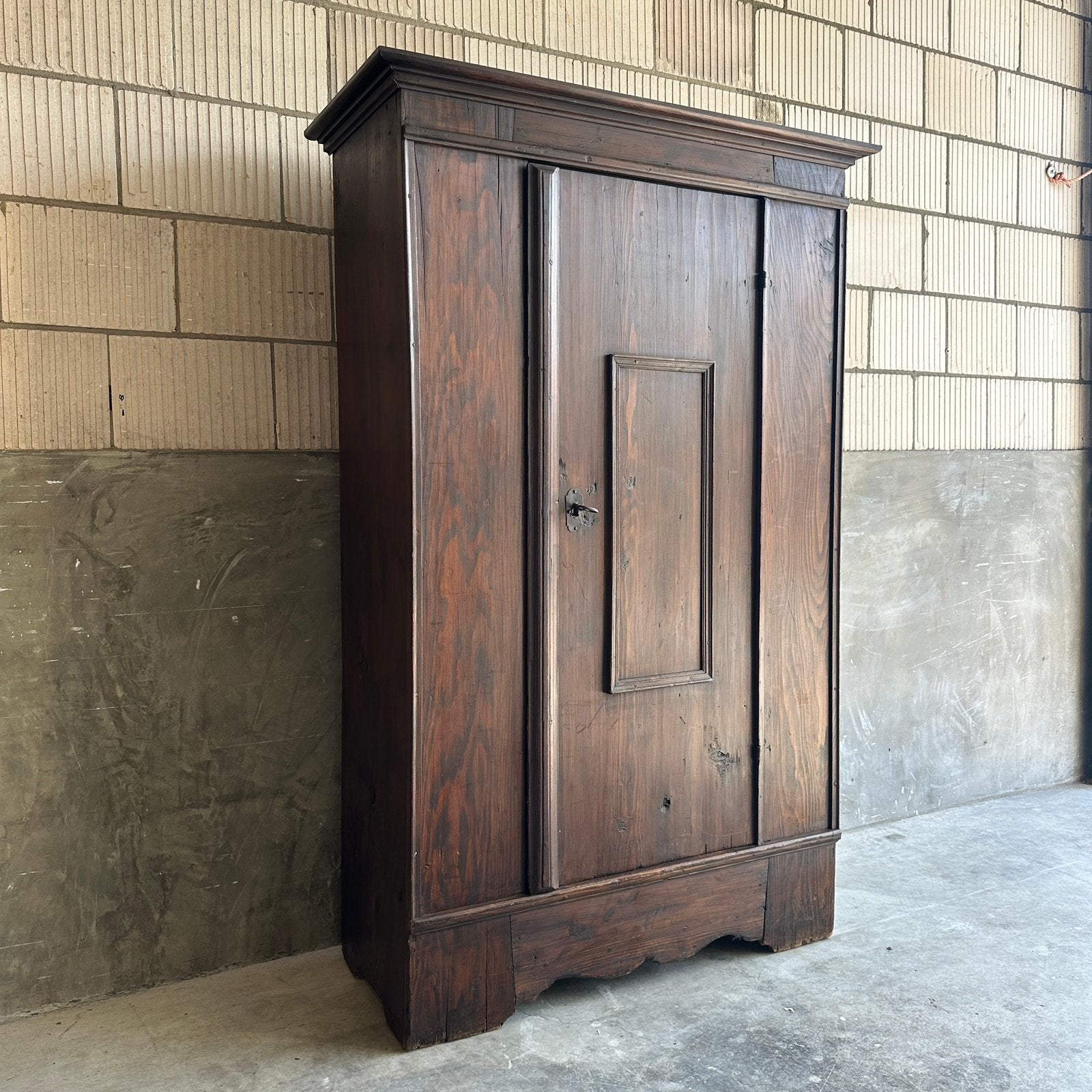 Antieke kast — 1-deurs, 19e eeuw - voorraadkast, Antiek en Kunst, Ophalen of Verzenden
