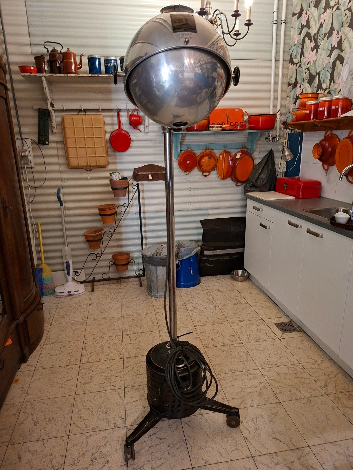 Antieke UV Kwiklamp - Hohe Sonne Original Hanau, Antiek en Kunst, Antiek | Lampen, Ophalen of Verzenden