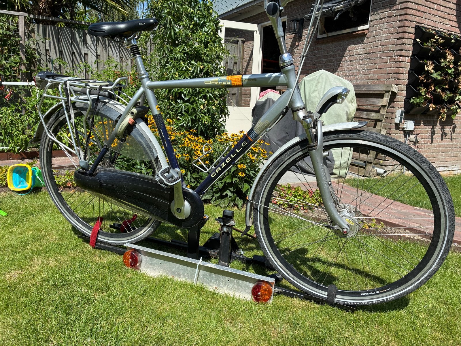 Stevige trekhaak fietsendrager voor 2 fietsen, Ophalen, 2 fietsen, Gebruikt, Trekhaakdrager