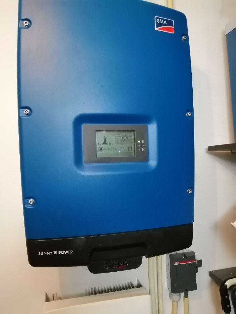Omvormer zonnepanelen SMA Sunny Tripower, Ophalen, Gebruikt