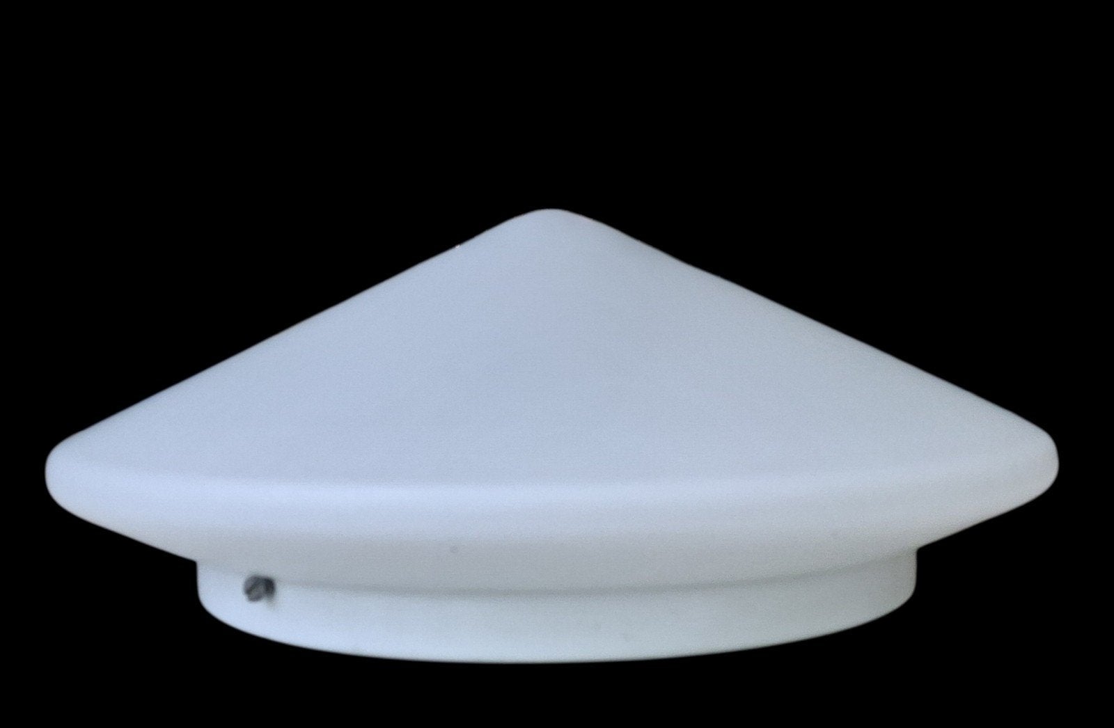 Vintage, ufo plafondlamp, opaalglas, wit, Ø 31 cm, Gebruikt, Vintage, Glas, Wit
