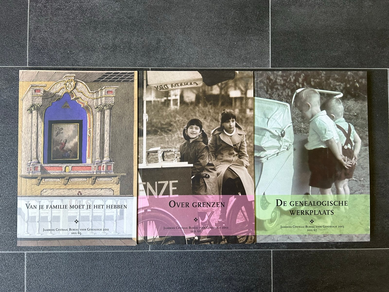 Jaarboeken Centraal Bureau voor Genealogie 2011-2013, Ophalen of Verzenden, Zo goed als nieuw, Nederland