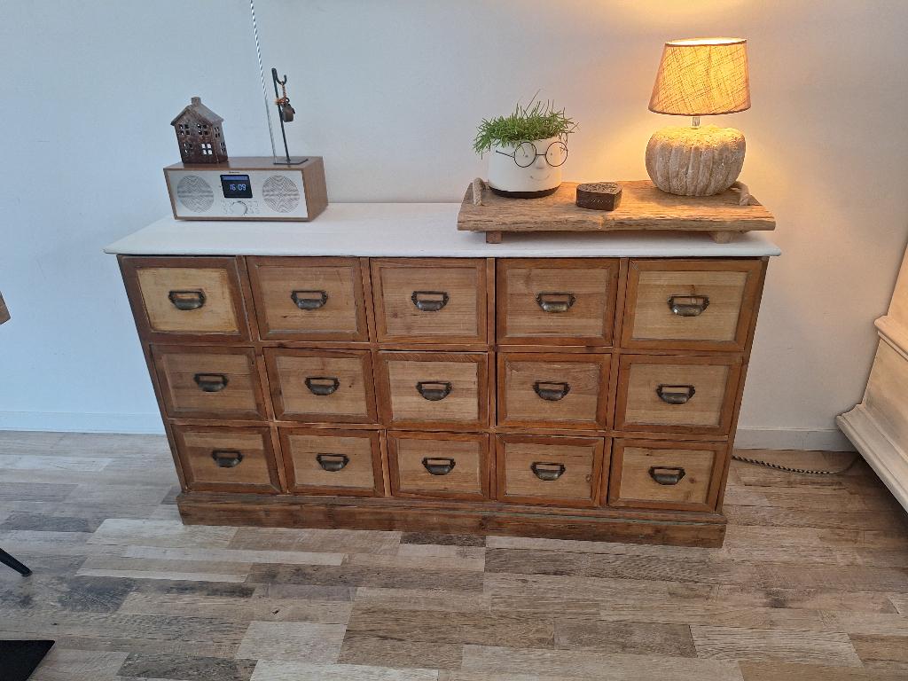 Houten lade kast, Ophalen, Gebruikt, 50 tot 100 cm, Minder dan 100 cm