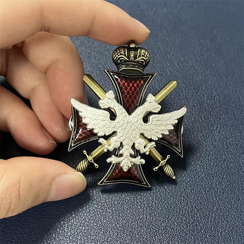 Russische Tsar Medaille / Rusland Kruis, Verzamelen, Militaria | Algemeen, Verzenden, Overige soorten, Overige gebieden, Lintje, Medaille of Wings