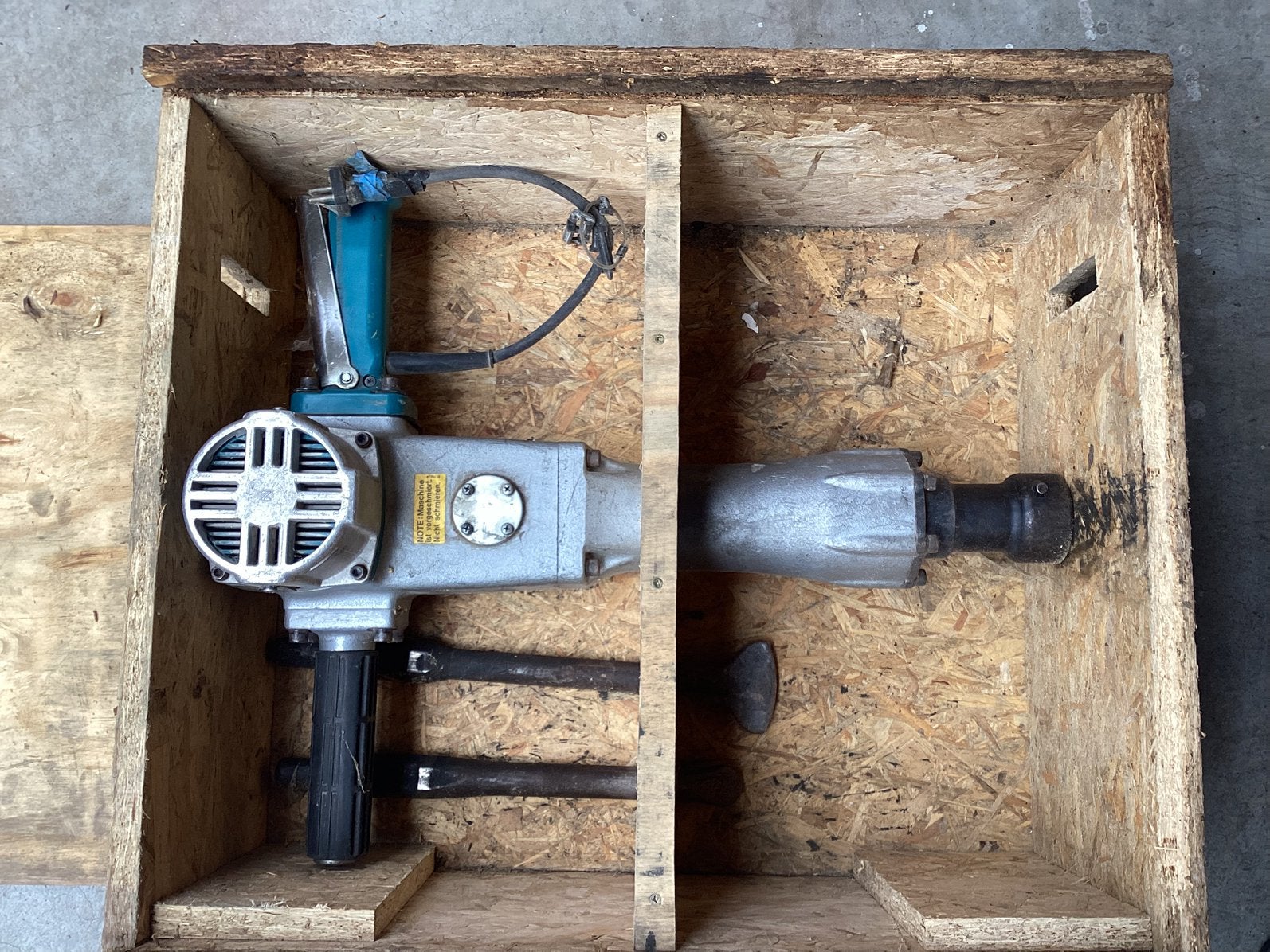 Makita HM 1400 Sloophamer, Breekhamer 15kg, Ophalen, Zo goed als nieuw, Boor- en/of Breekhamer