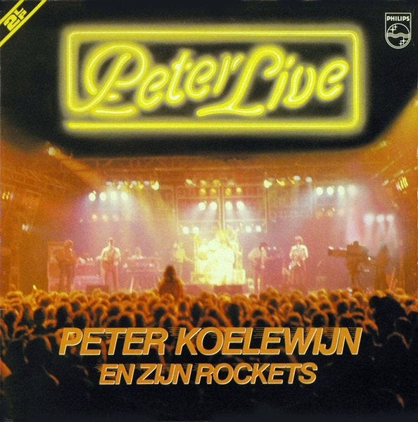 LP - Peter Live - Peter Koelewijn en zijn Rockets, Cd's en Dvd's, Inclusief binnenhoes, Ophalen of Verzenden, Zo goed als nieuw