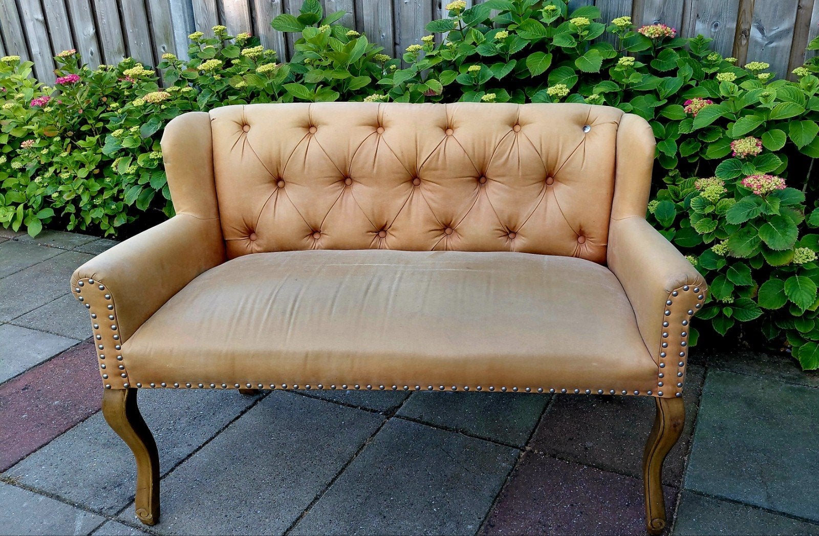 Eetkamerbank Keith II Lowback van Riviera Maison, Ophalen, Gebruikt, Minder dan 75 cm, Tweepersoons