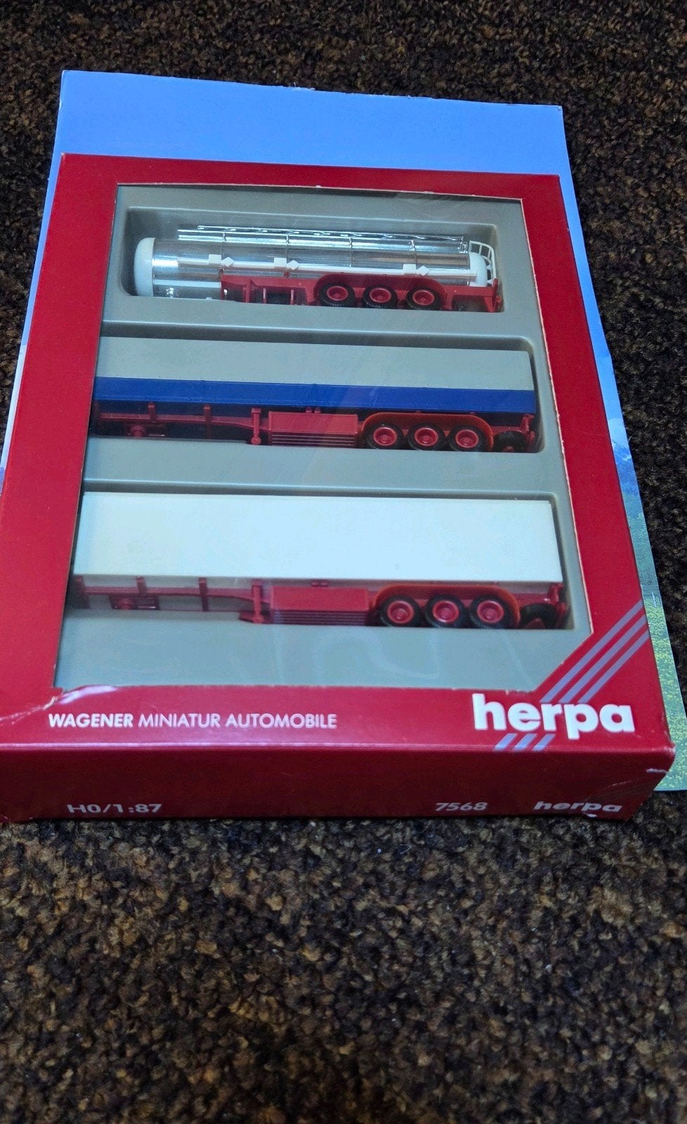 Herpa Wagener Miniatuur Auto's Set - Nieuw in Doos, Ophalen of Verzenden, Nieuw, Bus of Vrachtwagen, Herpa