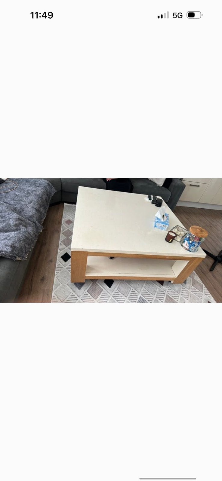 Tafel vierkant, Ophalen, Zo goed als nieuw