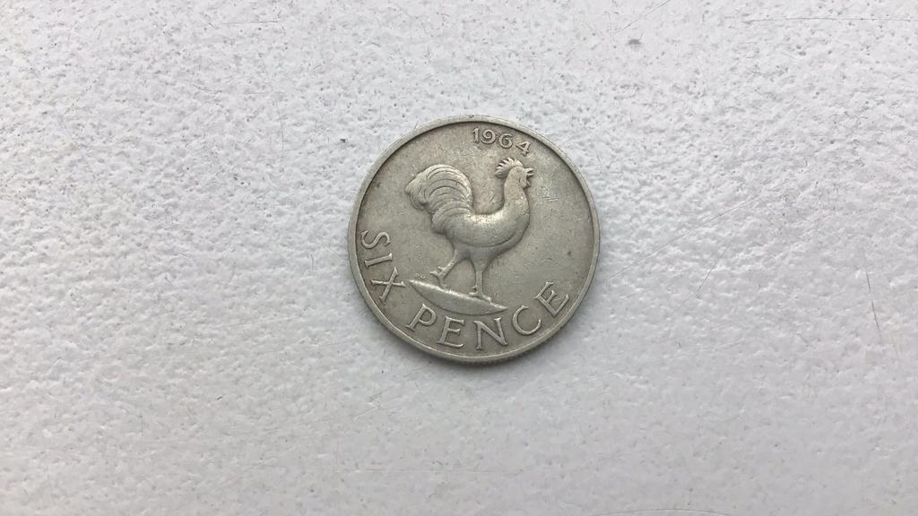 Brits Malawi 6 pence 1964., Postzegels en Munten, Munten | Afrika, Ophalen of Verzenden