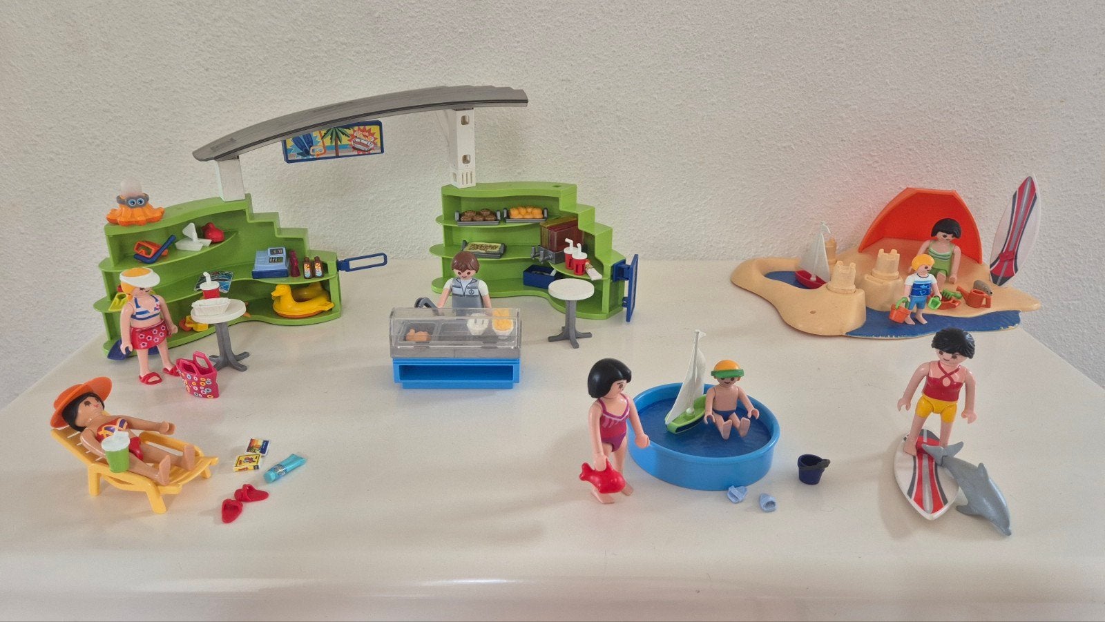 Playmobil Summer Fun - o.a. Winkel met snackbar (6672), Ophalen of Verzenden, Summer fun, Complete set