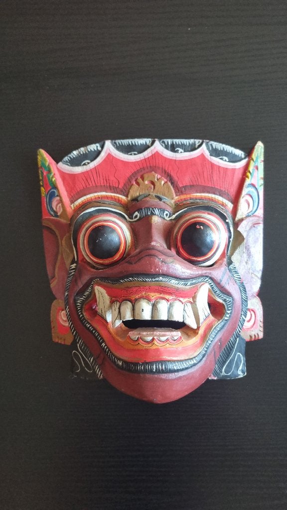 Barong maskers, Antiek en Kunst, Ophalen of Verzenden, Hout, Houtsnijwerk, Religie