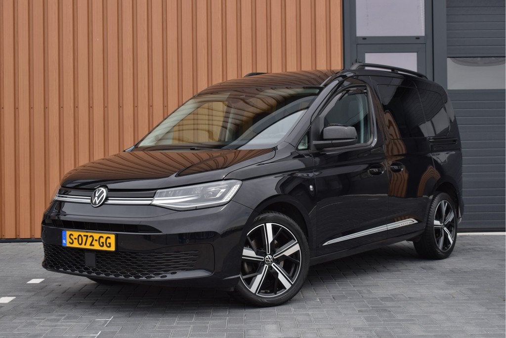 Volkswagen Caddy 1.5 TSI DSG Move Pano | Trekhaak | Camera |, Auto's, Volkswagen, Stof, 4 cilinders, 116 pk, Zwart