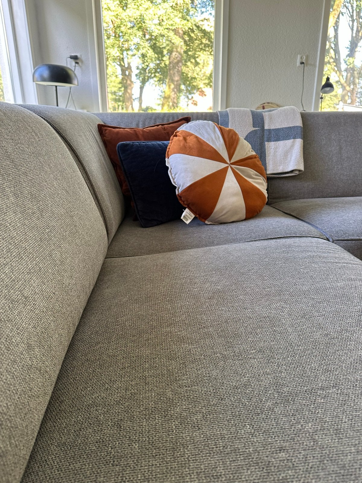 Wehkamp Home Hoekbank Brent links – Grijs, Ophalen, 250 tot 300 cm, 100 tot 125 cm, Hoekbank