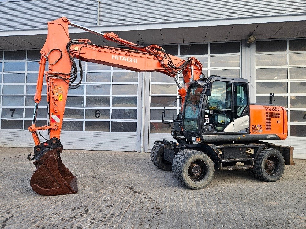 Hitachi ZX170W-5b mobiele graafmachine, Ophalen of Verzenden, Graafmachine