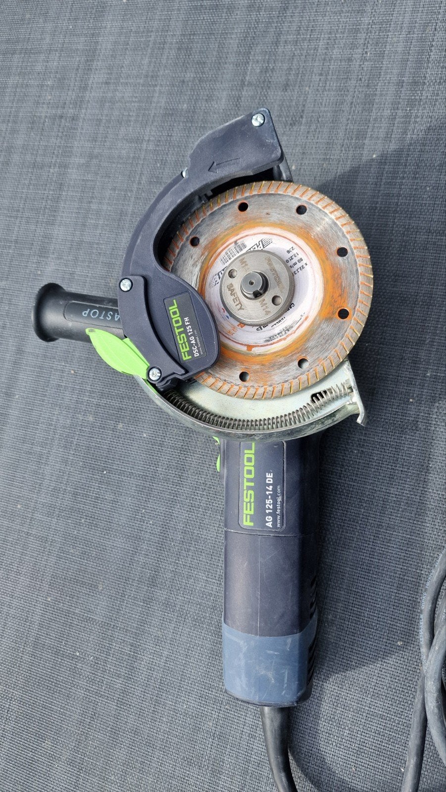 Festool tegelslijper, tegelzaag met stofafzuig aansluiting, 60 cm of meer, Ophalen of Verzenden, Minder dan 5 m², Wandtegels