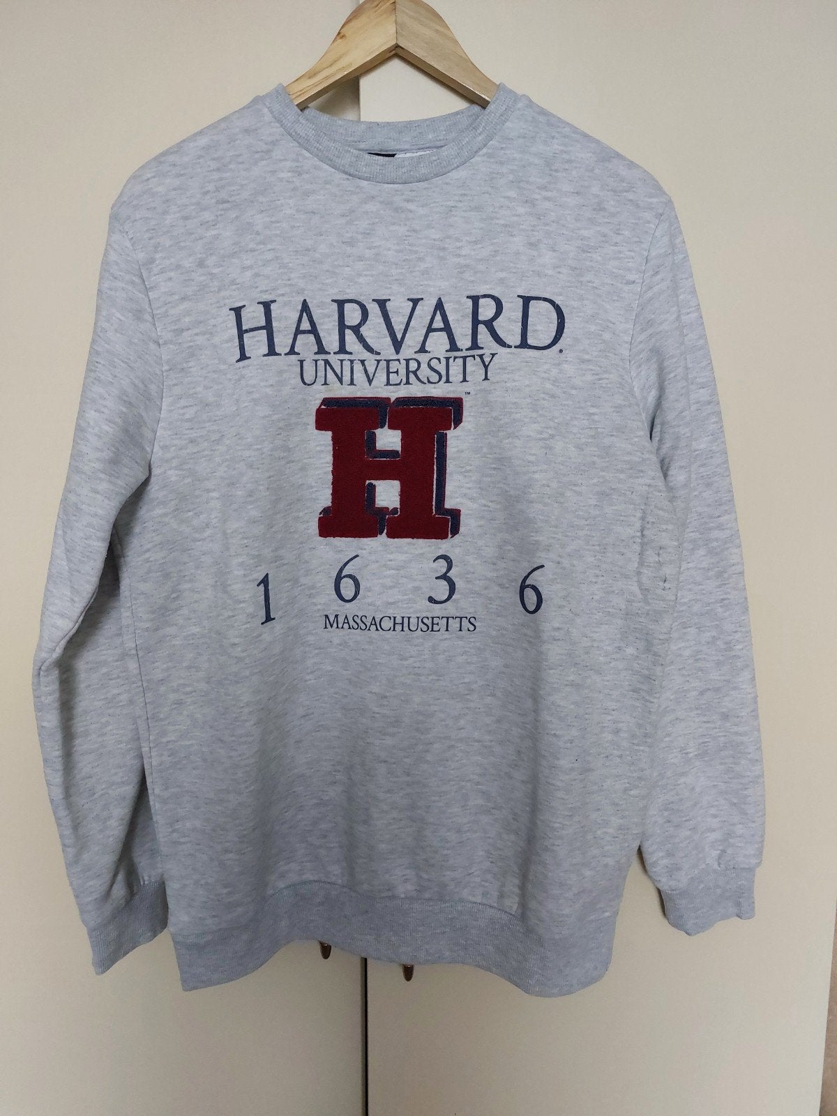 Grijze Harvard University Sweater - Maat M, Maat 38/40 (M), H&M, Ophalen of Verzenden, Zo goed als nieuw