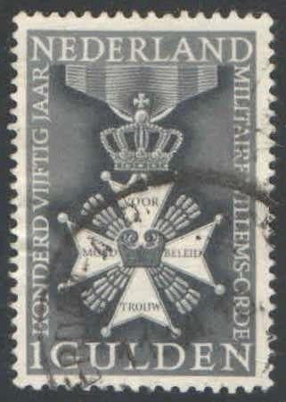 Nederland NVPH nr 839 gestempeld Militaire Willemsorde 1965, Ophalen of Verzenden, Na 1940, Gestempeld