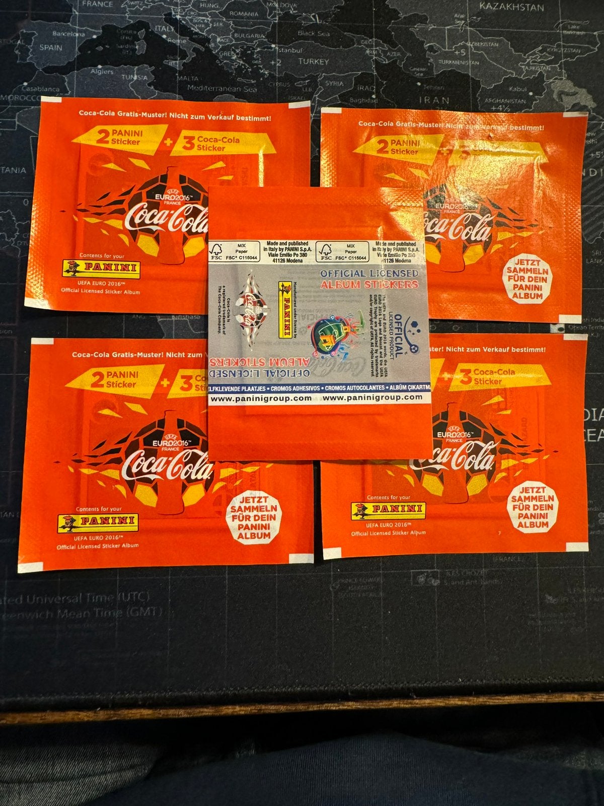 5x Coca-Cola Euro 2016 stickerpakjes Duitsland (Panini), Ophalen of Verzenden, Nieuw, Buitenlandse clubs, Poster, Plaatje of Sticker