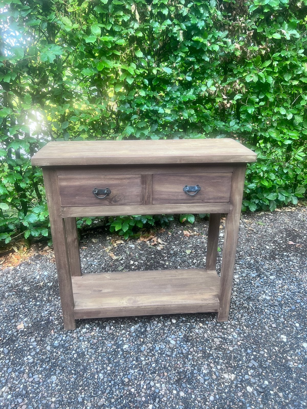 NIEUW! Houten sidetable!, Ophalen, Zo goed als nieuw, Minder dan 45 cm, 70 cm of meer