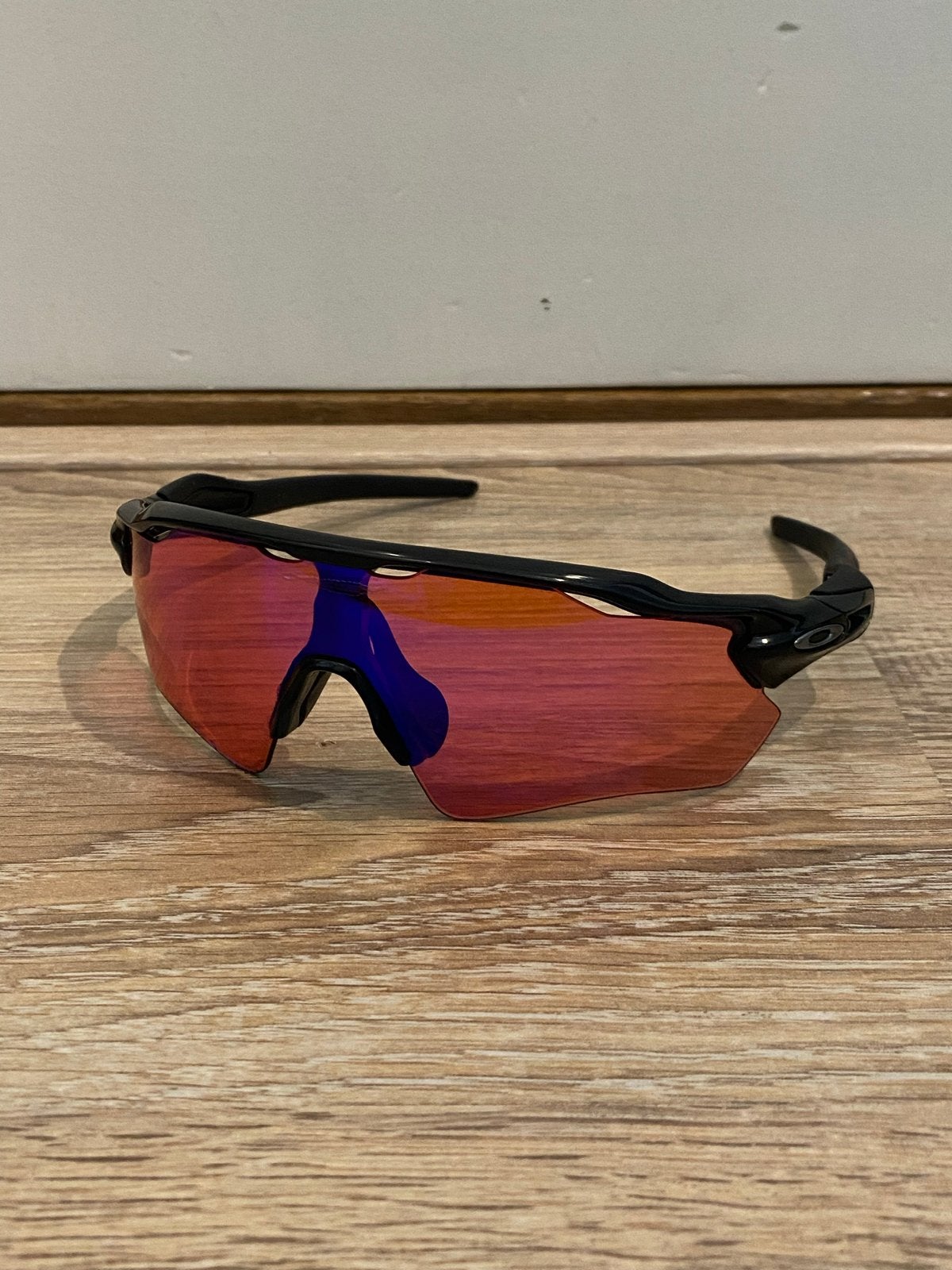 Oakley Radar EV Prizm Zonnebril Zwart, Sieraden, Tassen en Uiterlijk, Gebruikt, Zonnebril, Zwart, Ophalen of Verzenden