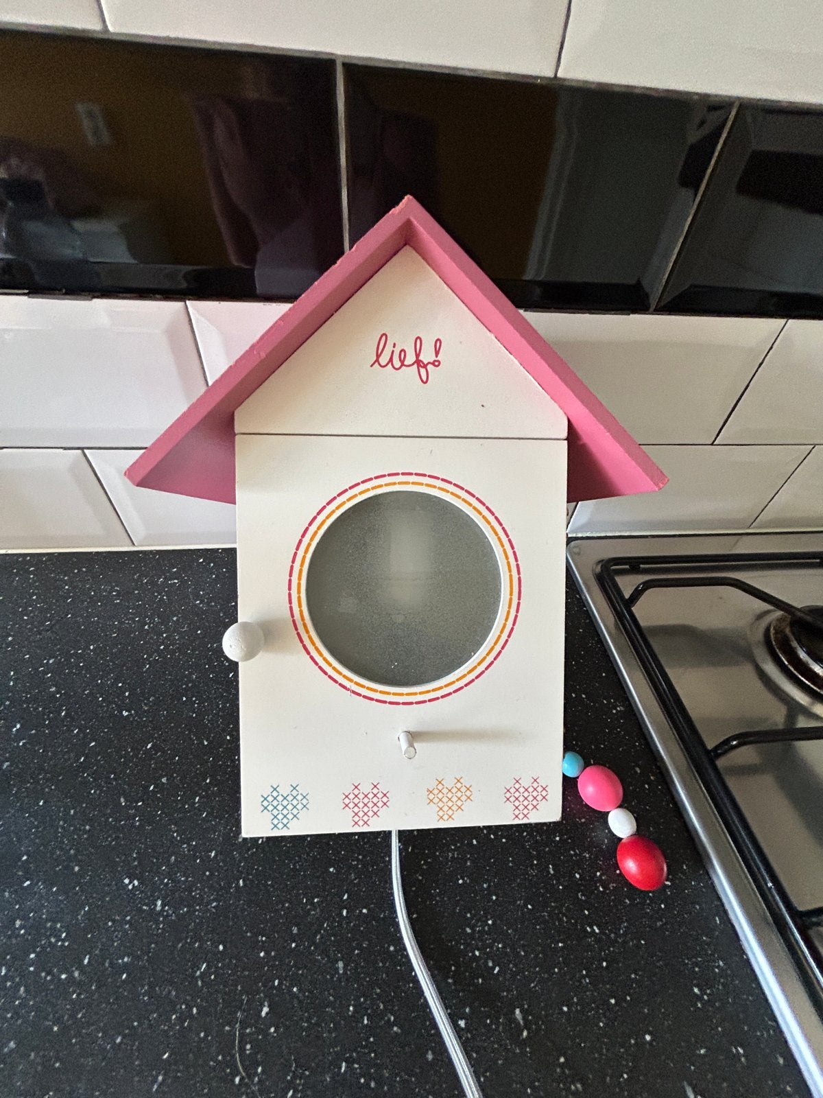 Lief! Huisje met klokje en kralen, Ophalen of Verzenden, Gebruikt, Lamp