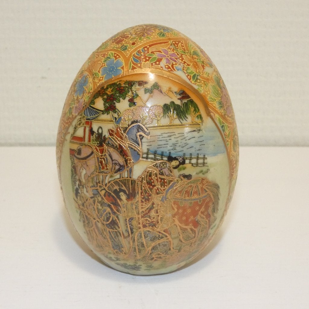 Satsuma decoratief ei [2097], Antiek en Kunst, Ophalen of Verzenden