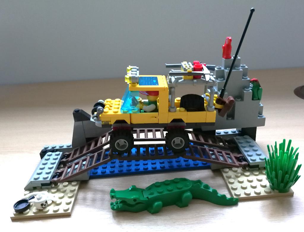 Lego 6490 Amazon crossing - 1997, Gebruikt, Lego, Ophalen of Verzenden, Complete set