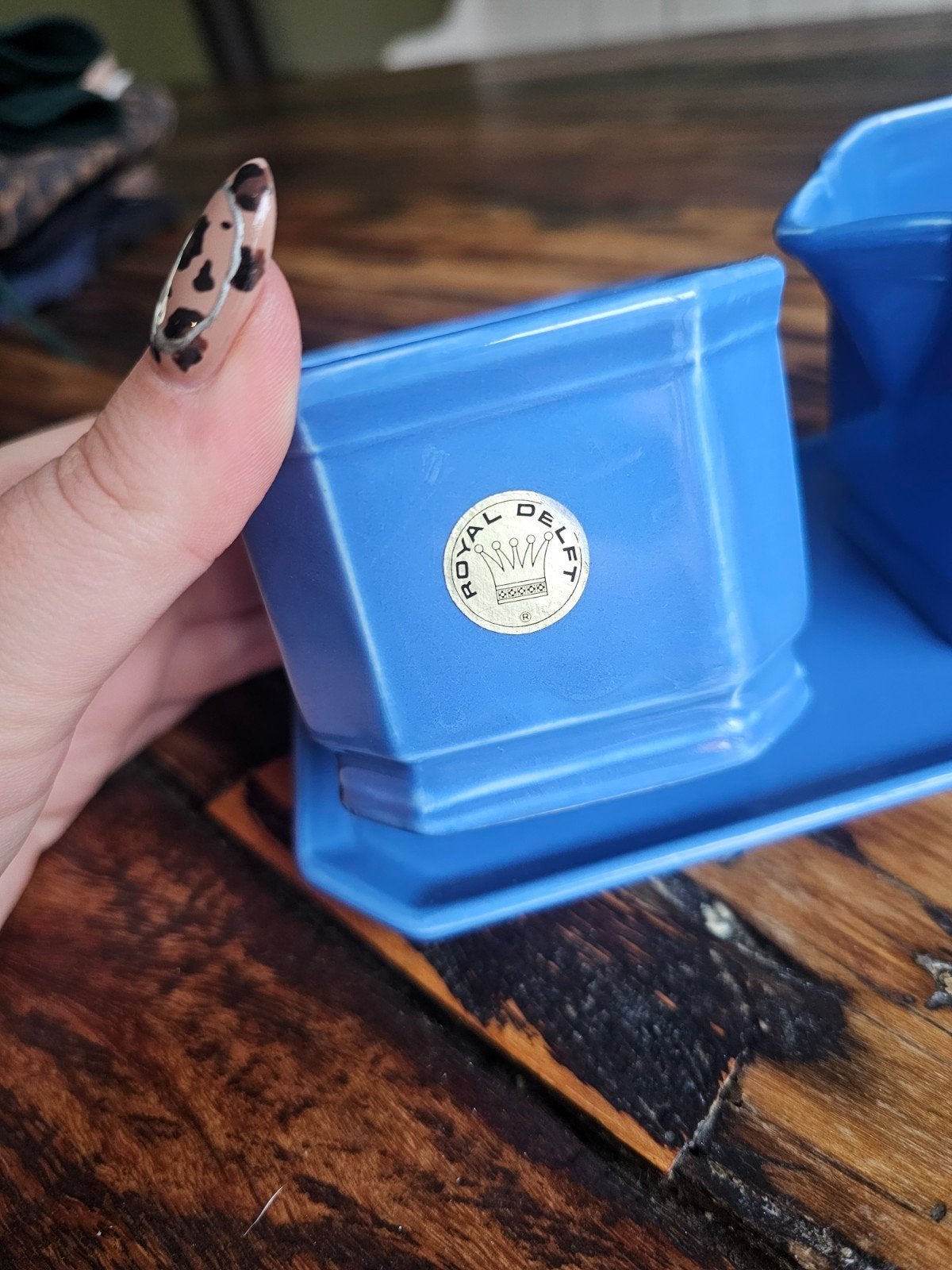 Royal Delft Suiker- en Melkstel - Blauw, Ophalen of Verzenden