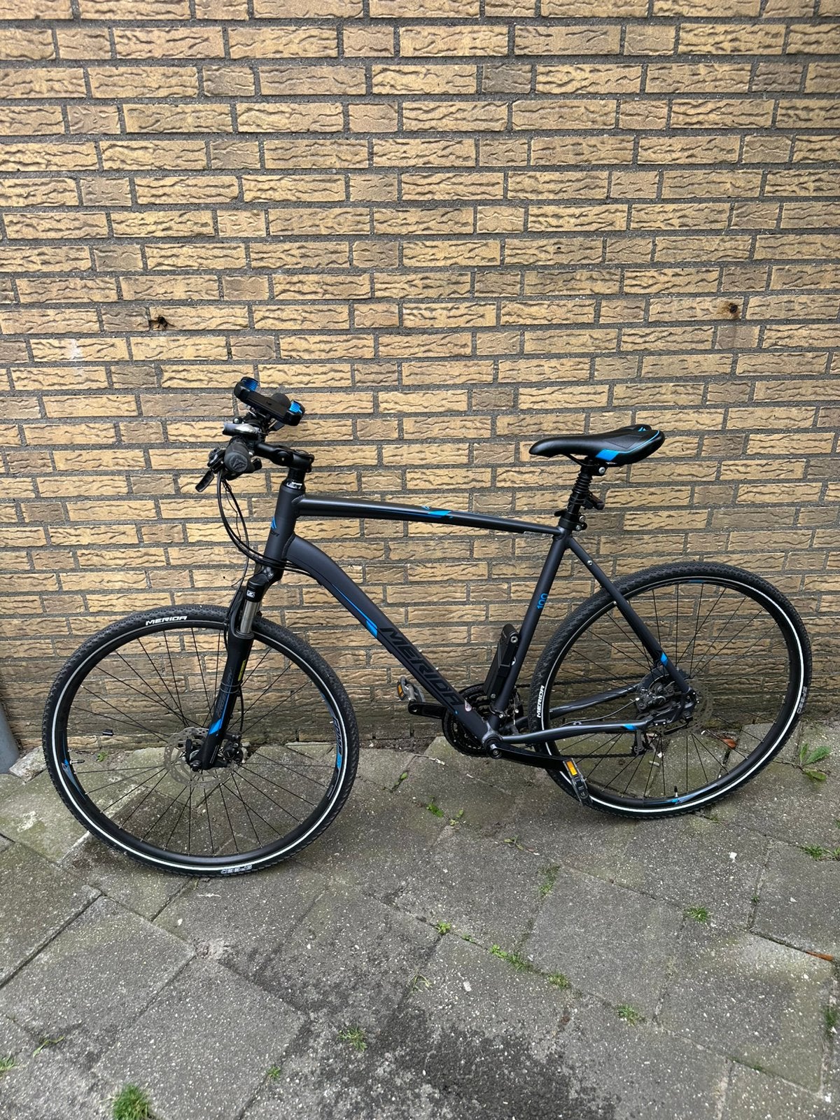 Merida Crossway 100, Fietsen en Brommers, Gebruikt, Versnellingen, Schijfrem, 53 tot 57 cm
