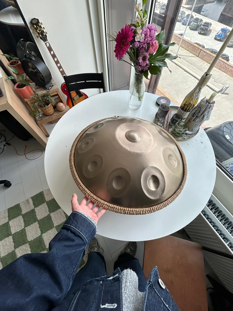 Handgemaakte handpan D mineur 432Hz + gratis tas, Muziek en Instrumenten, Overige Muziek en Instrumenten, Ophalen of Verzenden