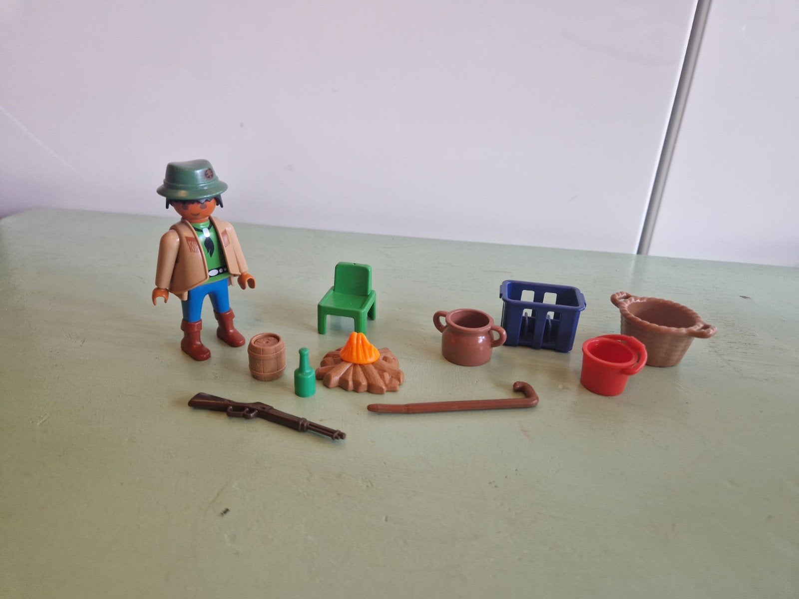 Playmobil Indiaan met kampvuur en accessoires, Kinderen en Baby's, Speelgoed | Playmobil, Gebruikt, Complete set, Figuren, Historisch