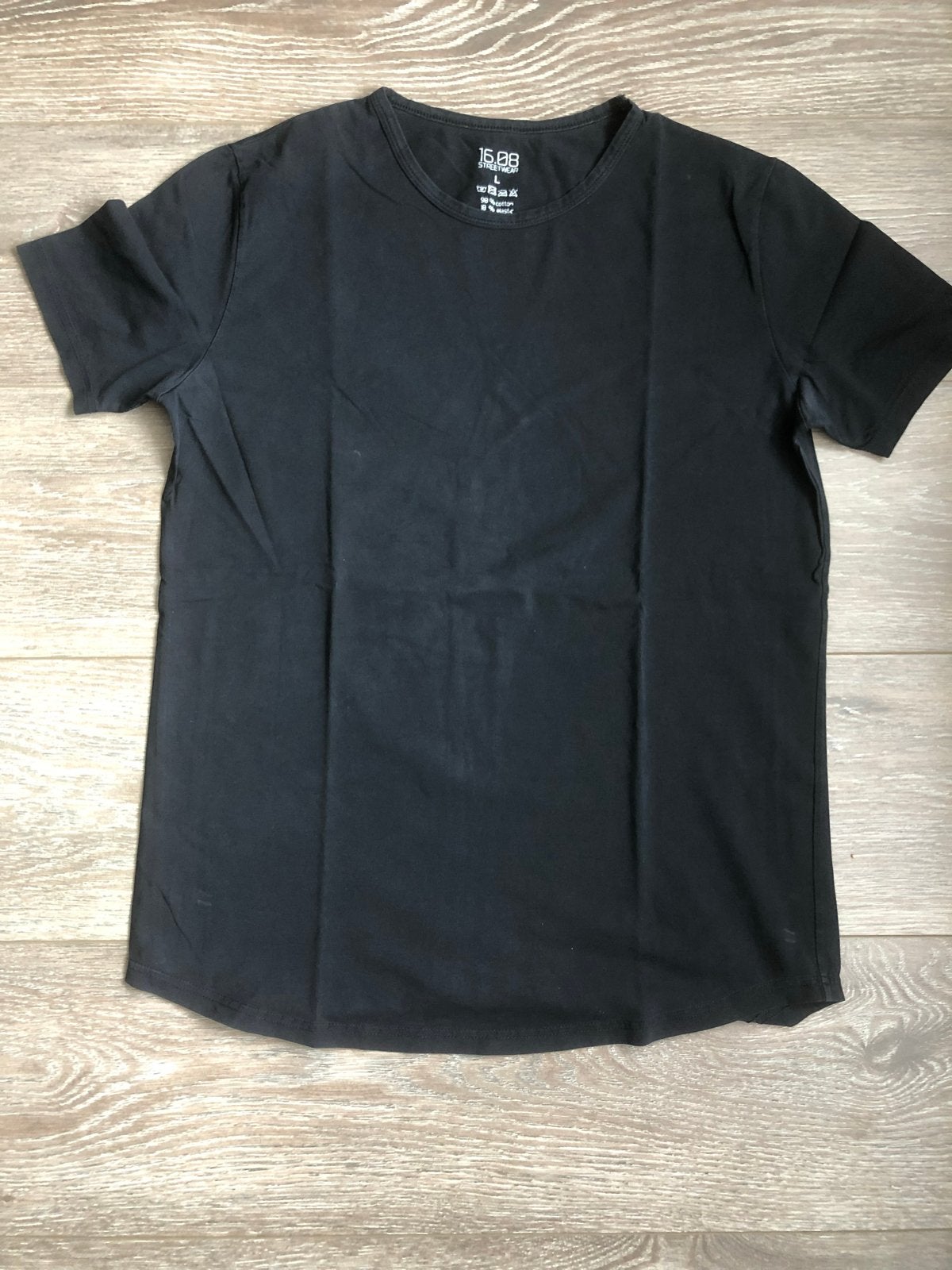 16.08 Streetwear T-shirt Maat L, Kleding | Heren, Ophalen of Verzenden, Gedragen, Maat 52/54 (L), Zwart