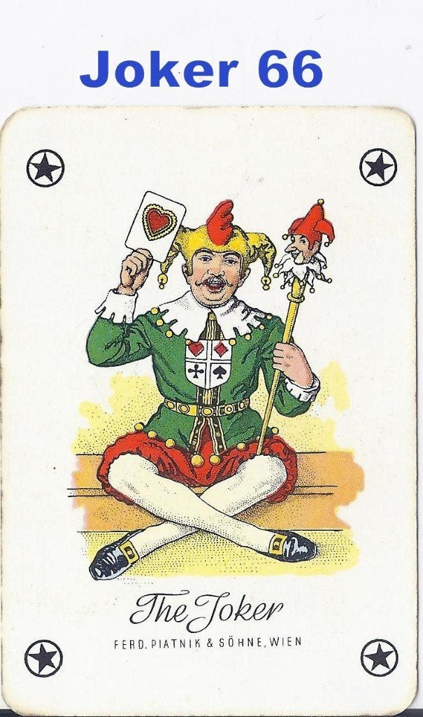 SO Joker66: speelkaart Joker, Verzamelen, Ophalen of Verzenden, Zo goed als nieuw, Joker(s)
