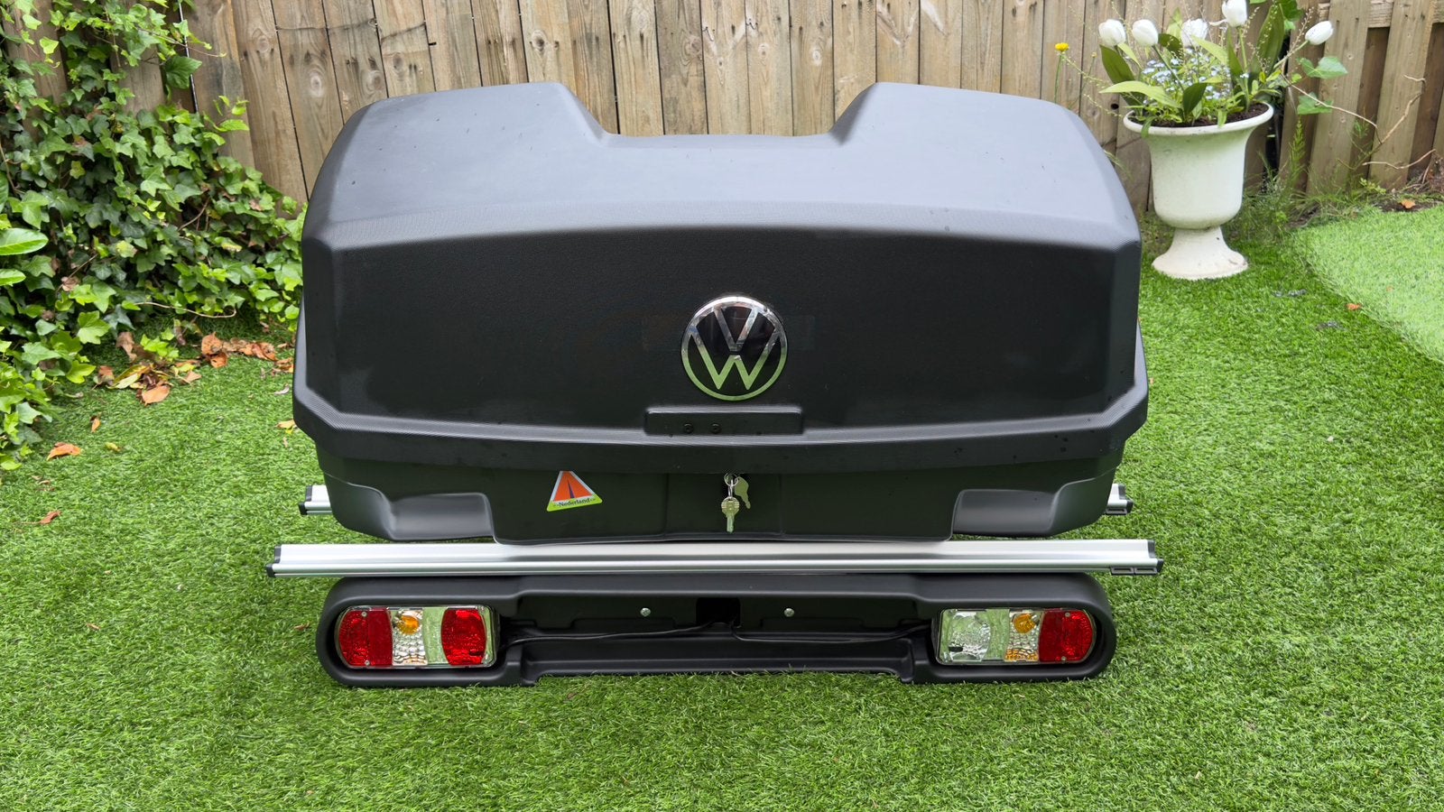 Trekhaakbox Fietsendrager Backspace Bagedrager Bagagebox, Ophalen, Zo goed als nieuw