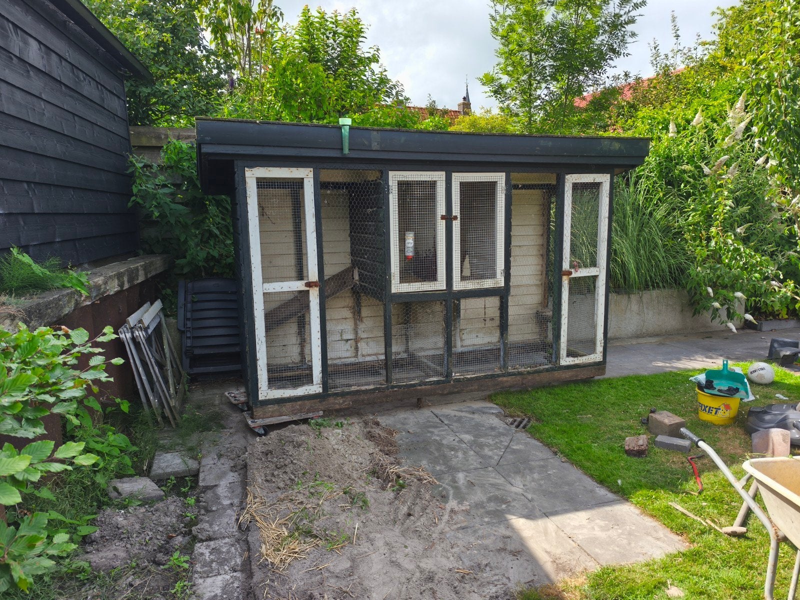 Konijnenhok /kippenhok, Ophalen, Gebruikt, Kippenhok of Kippenren