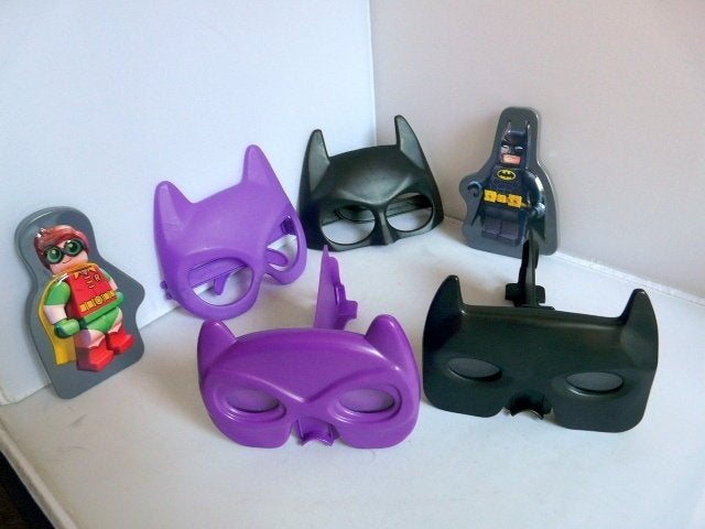 McDonalds 2017 # Batman - 2 foto's, Ophalen of Verzenden, Superheld, Zo goed als nieuw, Beeldje of Figuurtje