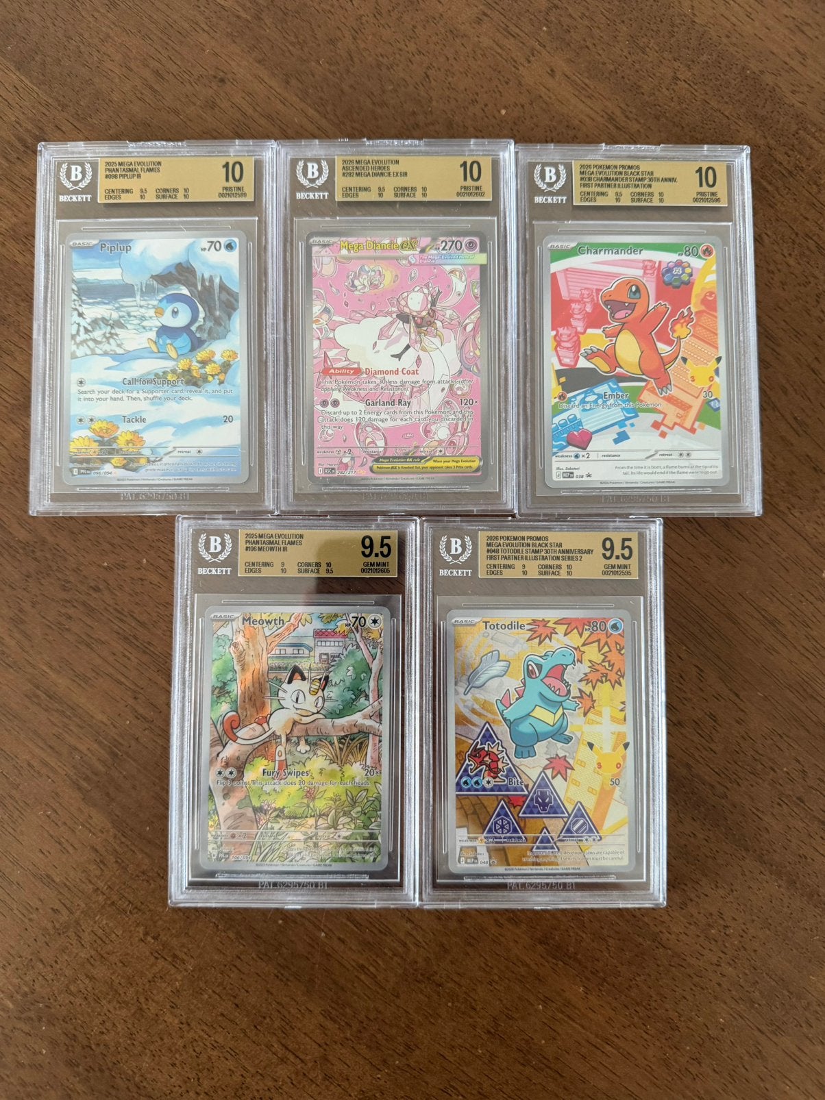 Foto 3 van Pokémon collectie BGS 10 / 9.5 + singles