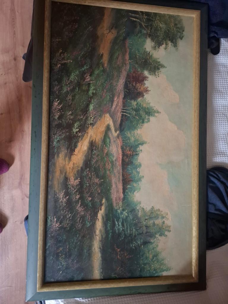 Schilderij f . V . Dijk, Antiek en Kunst, Ophalen of Verzenden