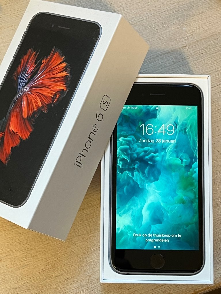iphone 6s grijs 64GB, Ophalen of Verzenden, Zo goed als nieuw, 64 GB, Zonder simlock