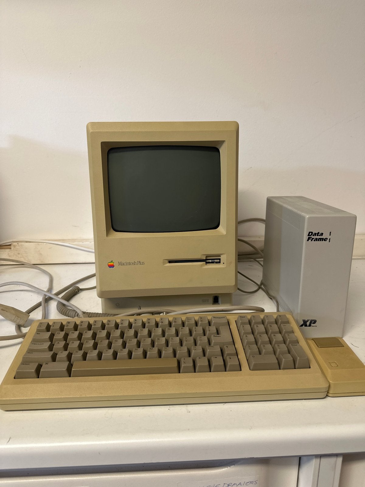 Vintage Apple Macintosh Plus 1MB met Toetsenbord en Muis, Computers en Software, Ophalen