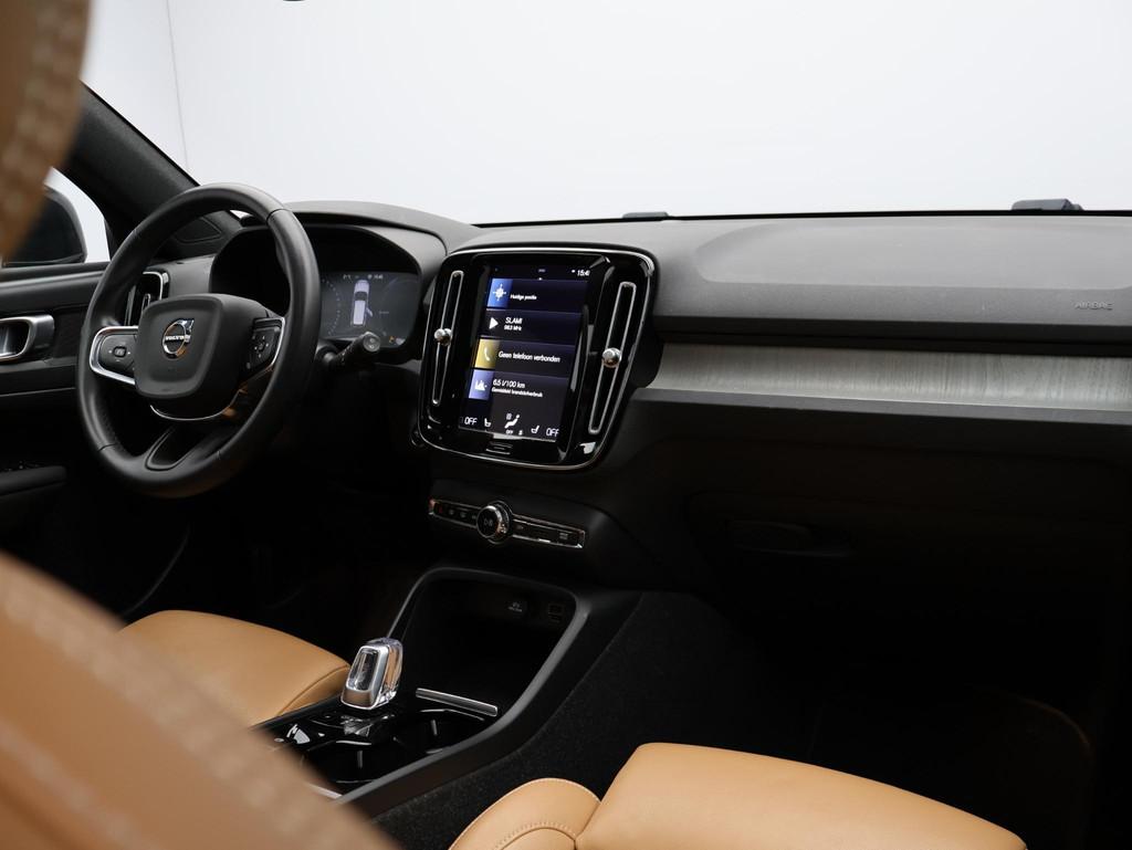 Volvo XC40 T4 Recharge Inscription / Trekhaak / Pan. dak / S, Auto's, Met garantie (alle), Zwart, Hybride Elektrisch/Benzine, 3 cilinders