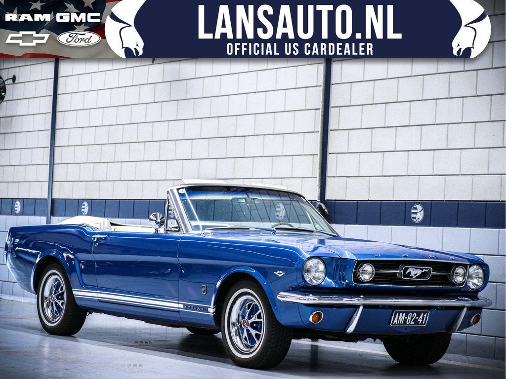 Ford Mustang GT Cabriolet (bj 1965, automaat), Automaat, Cabriolet, Leder, Bedrijf