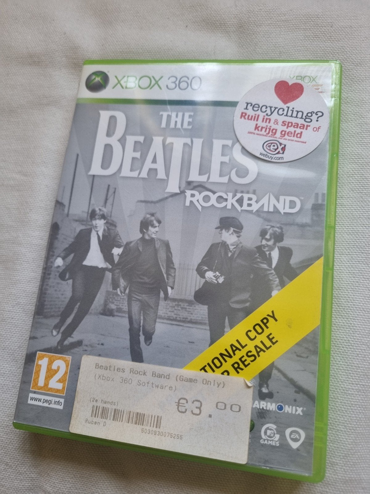 The Beatles Rock Band Xbox 360 - Promotionele Disc, Muziek, Ophalen of Verzenden, Zo goed als nieuw, Eén computer
