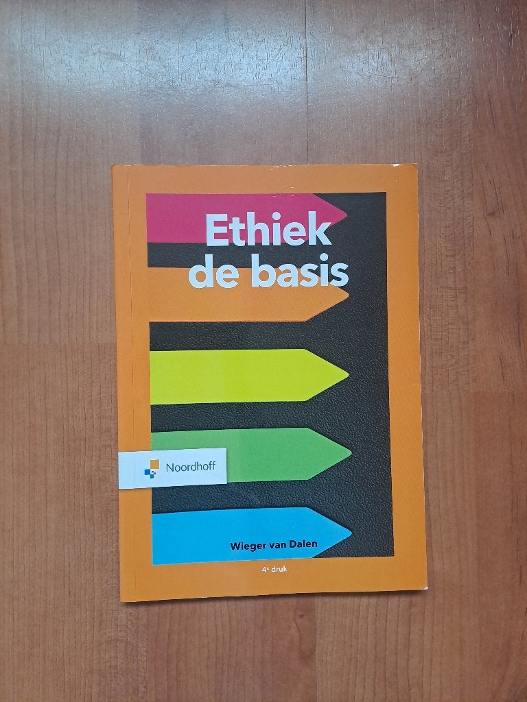 Ethiek de basis - Wieger van Dalen, Zo goed als nieuw, Wieger van Dalen, Gamma, HBO