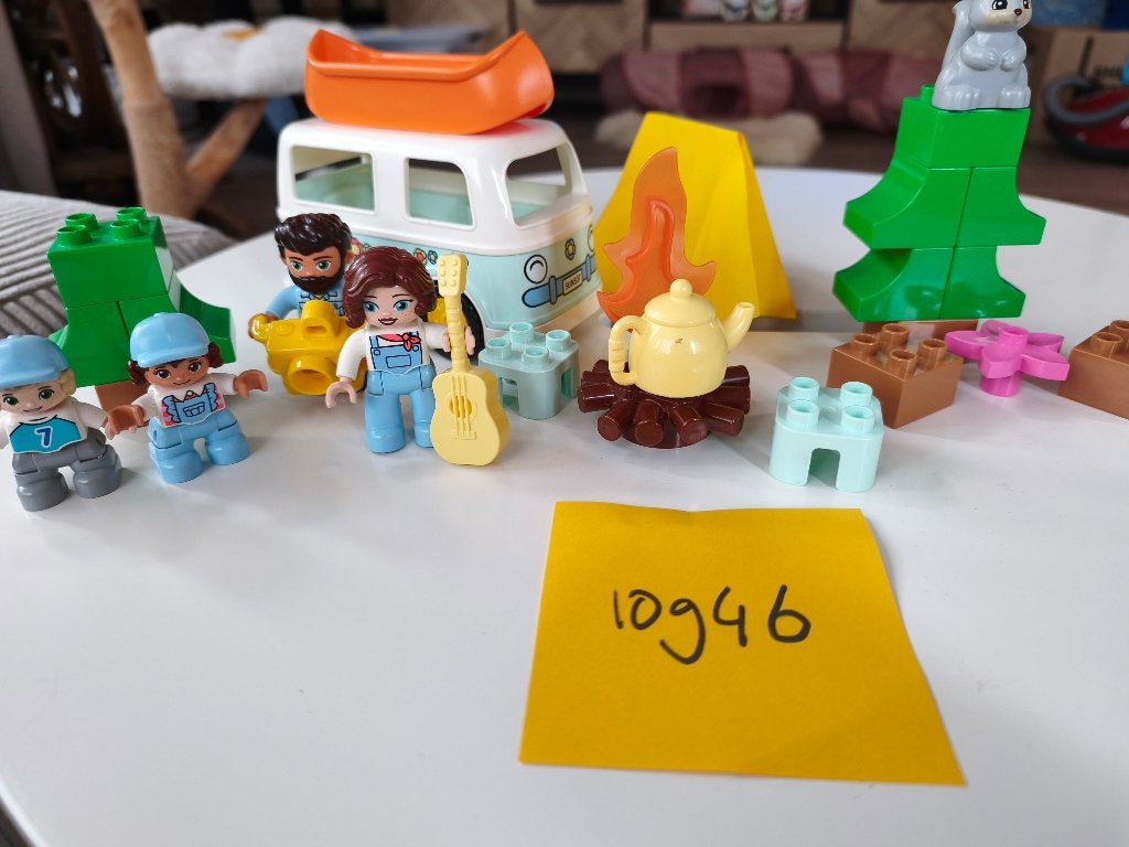 Lego Duplo 10946 Familie camper, Kinderen en Baby's, Ophalen, Gebruikt, Compleet, Duplo